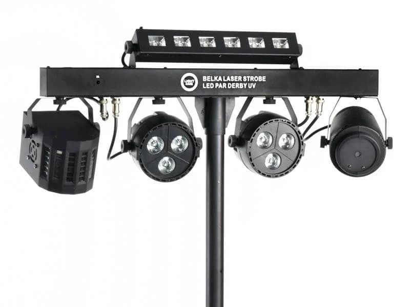 Belka oświetleniowa multiefekt 